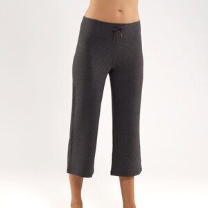 Lululemon Heathered Charcoal Modal Crops